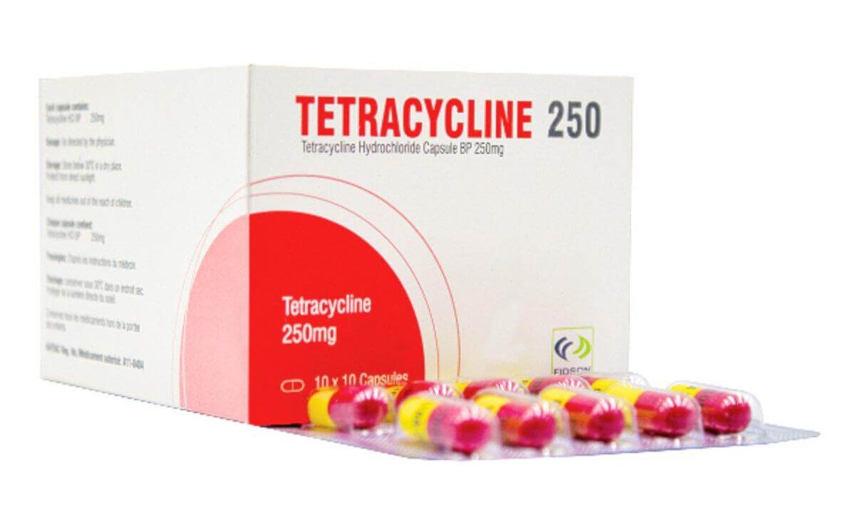 Tetracycline 250mg x 100