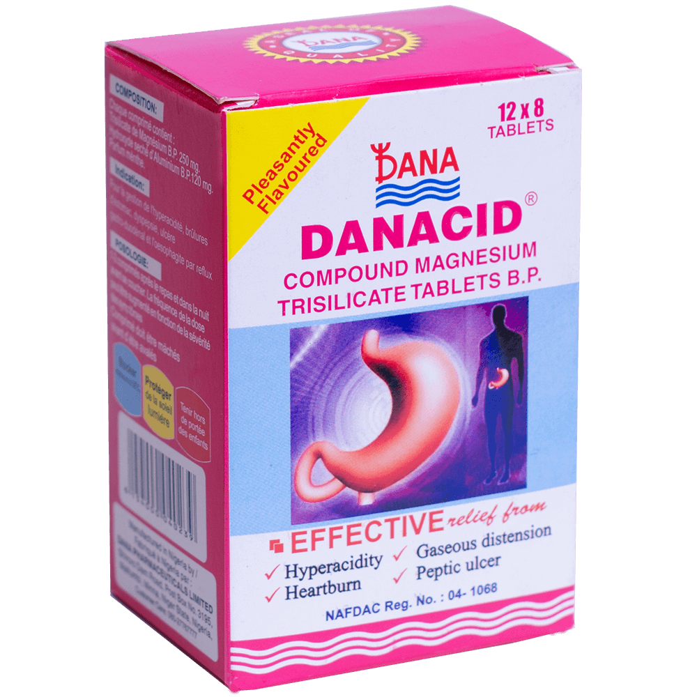 Danacid Tablet per sachet