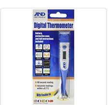A&D 3 DIGITAL THERMOMETER WITH FLEXIBLE TIP UT 113