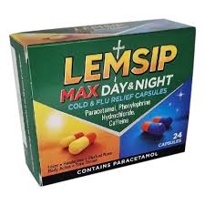 LEMSIP MAX DAY & NIGHT CAPS X16