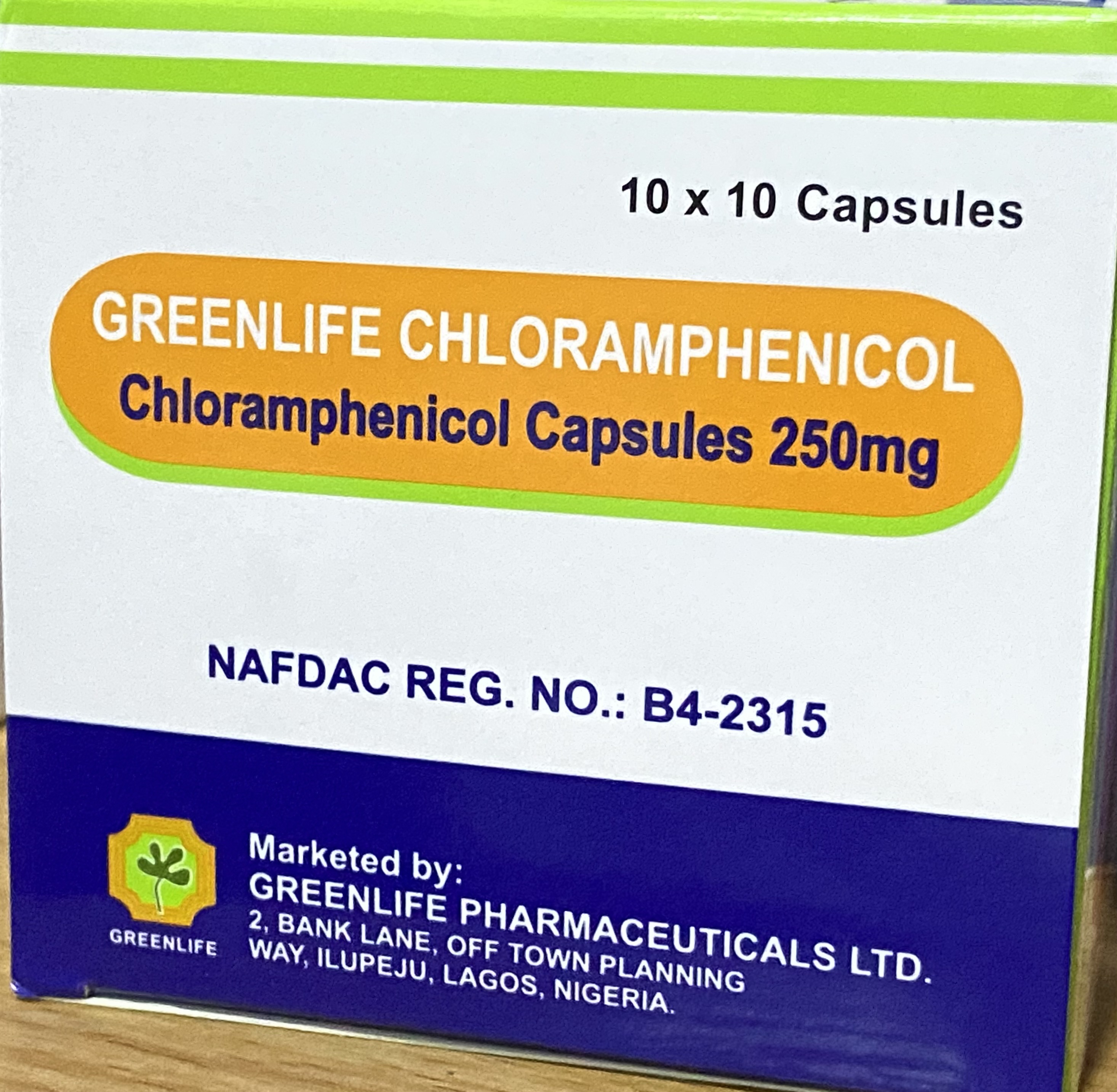 GREENLIFE CHLORAMPHENICOL X10
