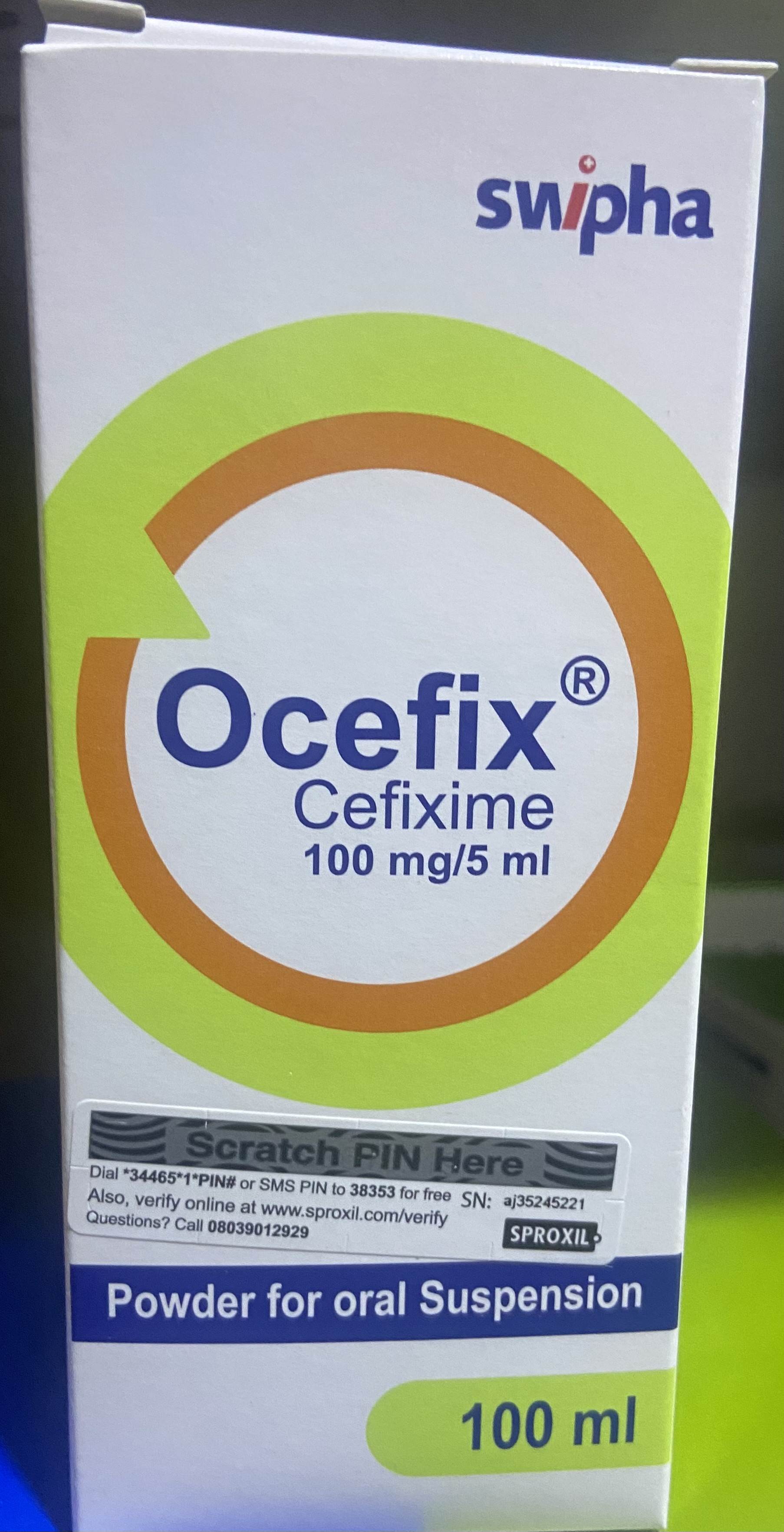 Ocefix suspension 100ml