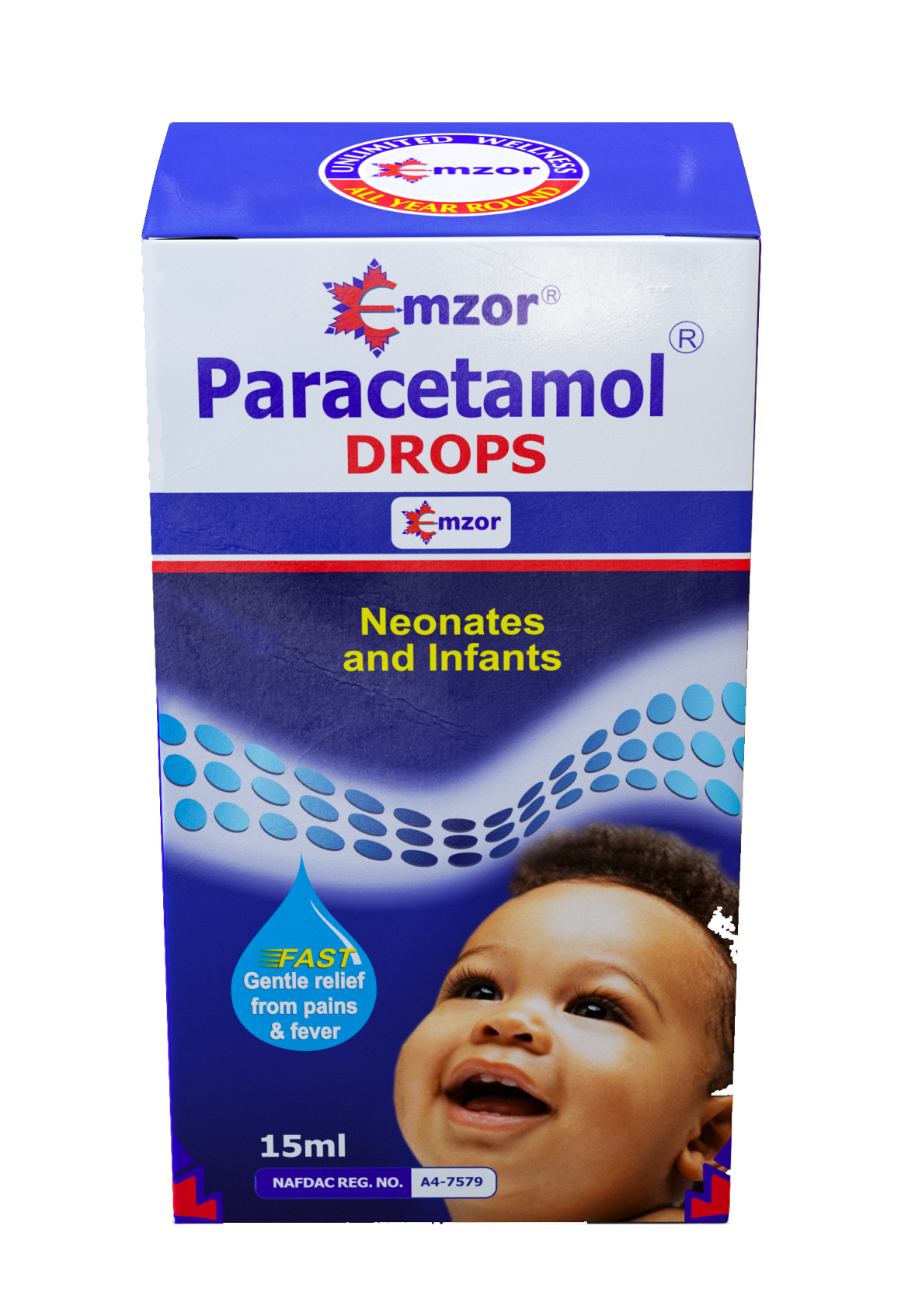 Paracetamol Drops Emzor 15ml