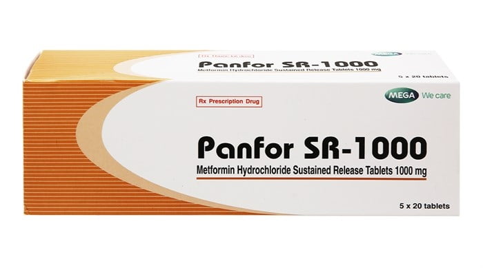 PANFOR (METFORMIN) SR 1000MG X 100