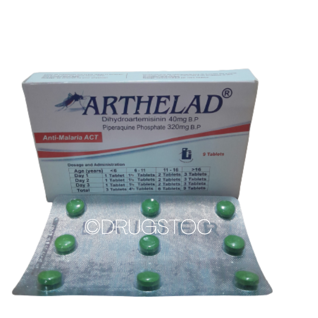 ARTHELAD Dihydro 40mg/Piperaq 320mg x9