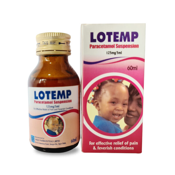 LOTEMP Paracetamol Suspension 60ml