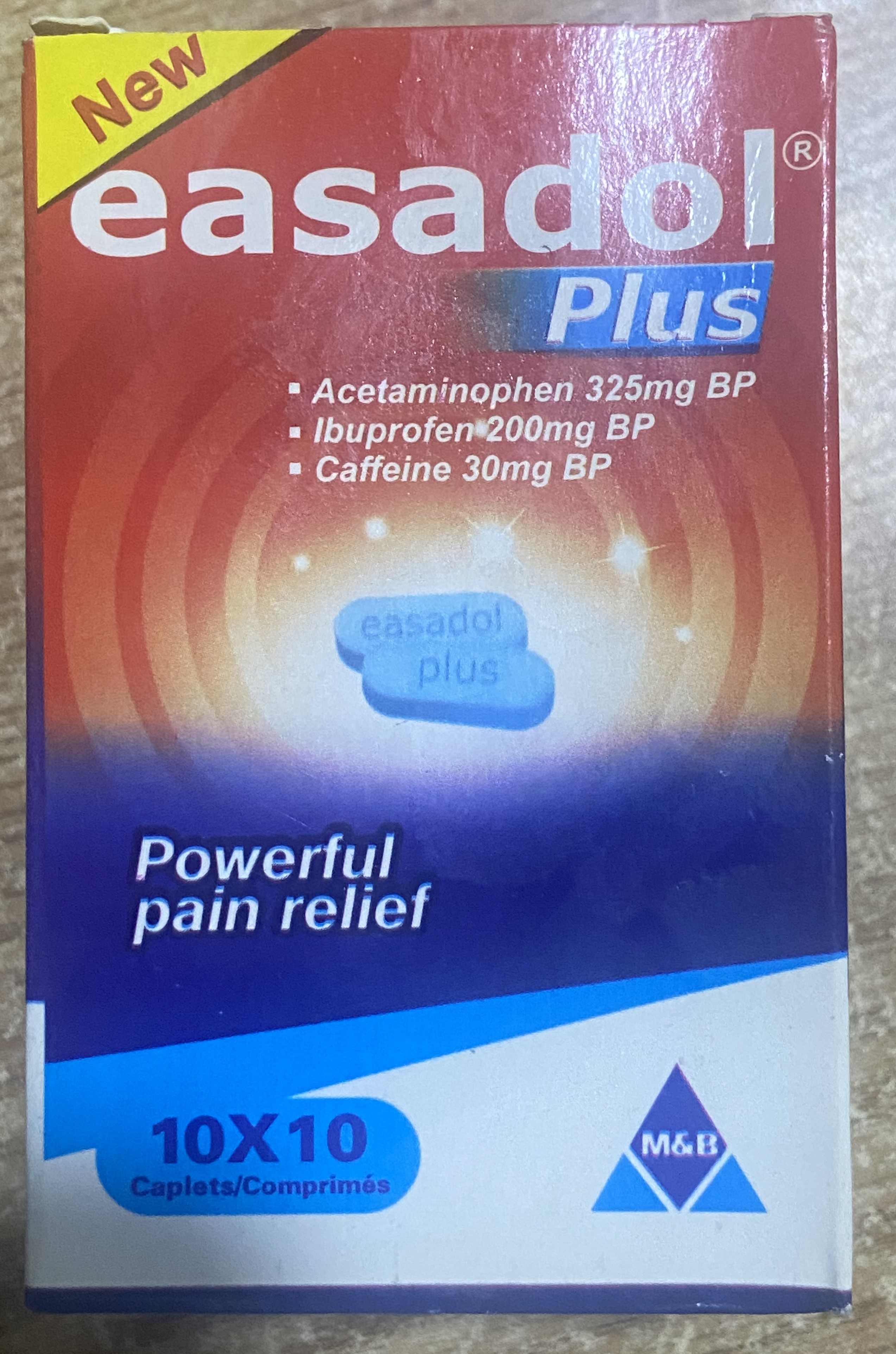easadol plus x 100 M&B