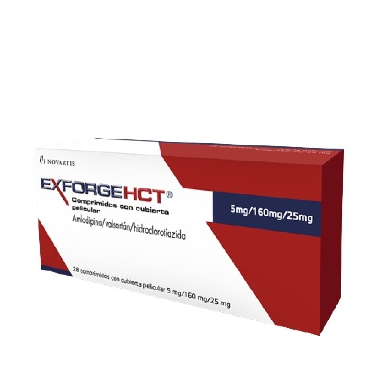 EXFORGE HCT 5/160/25 MG X 28